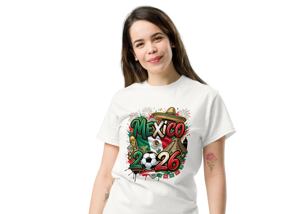 UNISEX WHITE WORLD CUP MEXICO TEE 2026