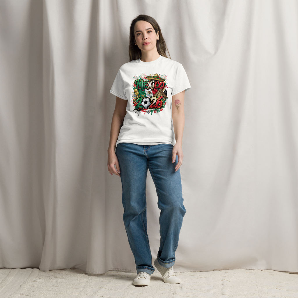 UNISEX WHITE WORLD CUP MEXICO TEE 2026